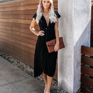 With a Twist Midi Dress